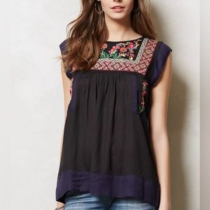 Kyra Embroidered Tunic by Floreat / size 0